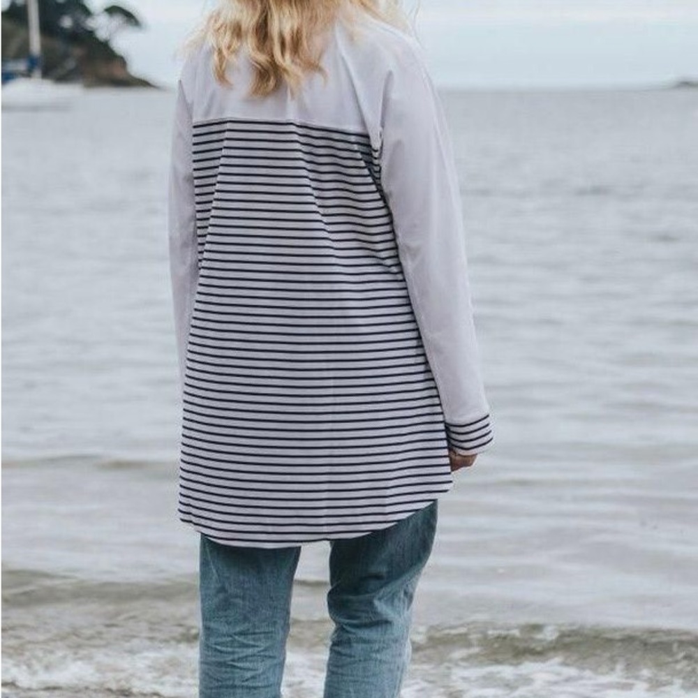 Aday Something Borrowed Striped Button Down Shirt - image 3